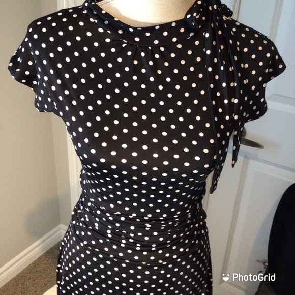 Folter Bridget Bombshell Dress in Polka Dot - EUC - Picture 4 of 8